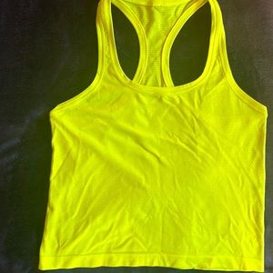 LuluLemon Swiftly Top (like New!) - Neon Yellow